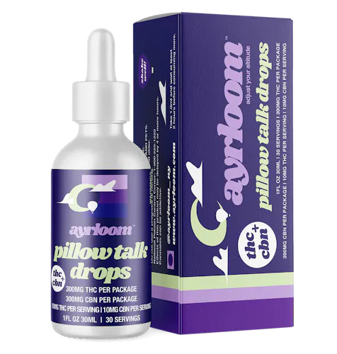 AYRLOOM | PILLOW TALK | THC + CBN (1:1) DROPS | 300MG-1