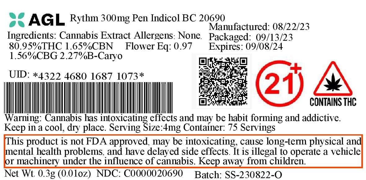 Indicol BC Rythm Pen T242.85 20690 Still River Wellness Rec