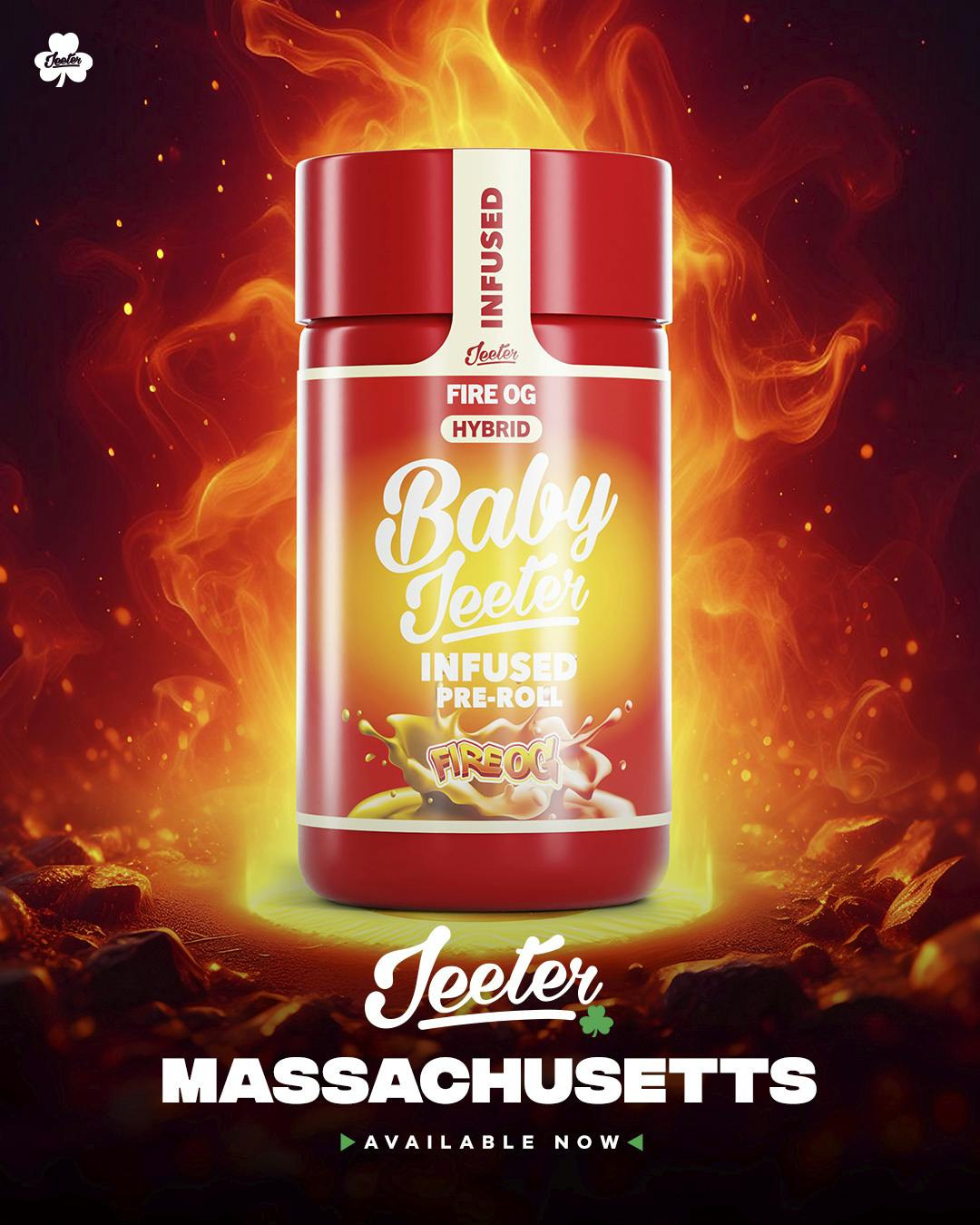 Fire OG (H) 1g Infused PreRoll Jeeter Bloom Brothers