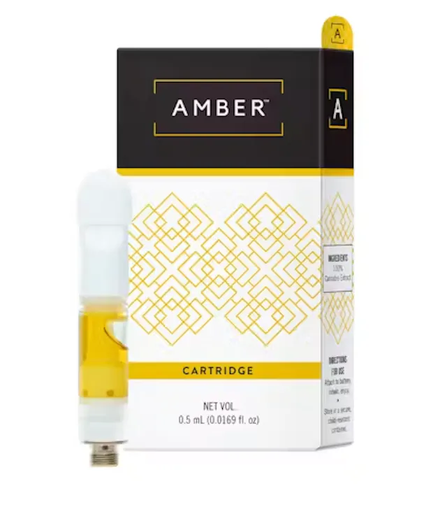 Amber Live Rosin Cart Nana Berri Blast .5g (hybrid, cartridges)
