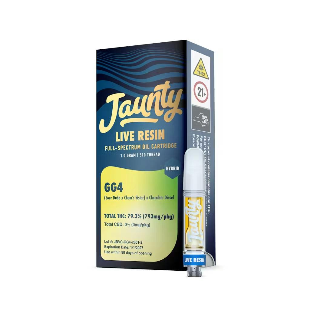 Jaunty - 1g Live Resin Cartridge Set - GG4