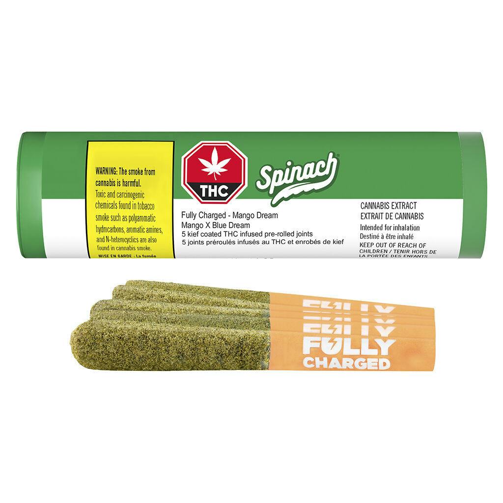 Spinach - fully charged mango dream infused prjs - 5x0. 5g