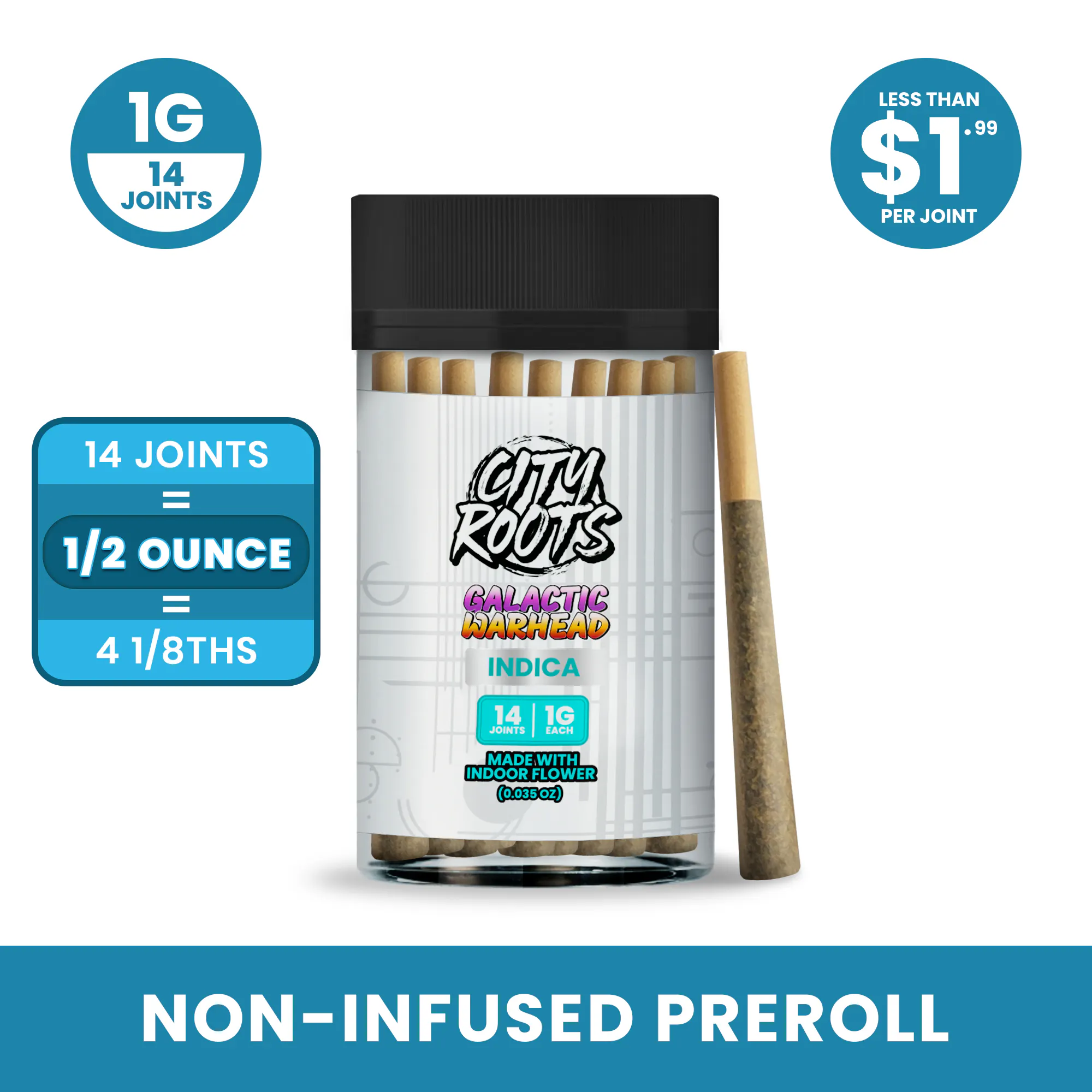 City Roots - Mango Twist (Hybrid) 7pk Infused Prerolls 7g