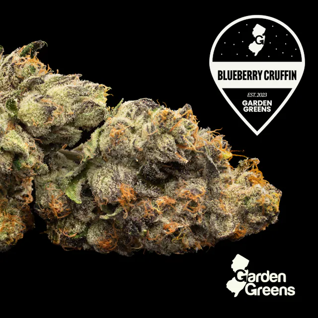 Garden Greens Flower Blueberry Cruffin 3.5g (indica hybrid, whole flower)