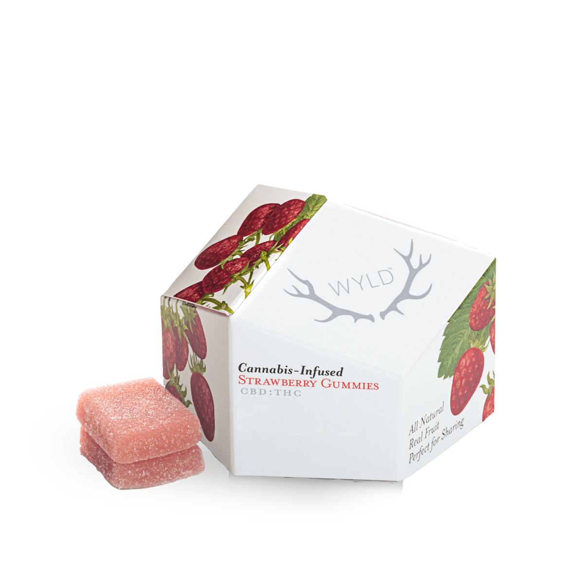 Photo of Strawberry CBD:THC Gummy – 100mg