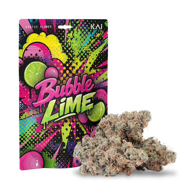 KAI Flower Bubble Lime 3.5g (sativa hybrid, whole flower)