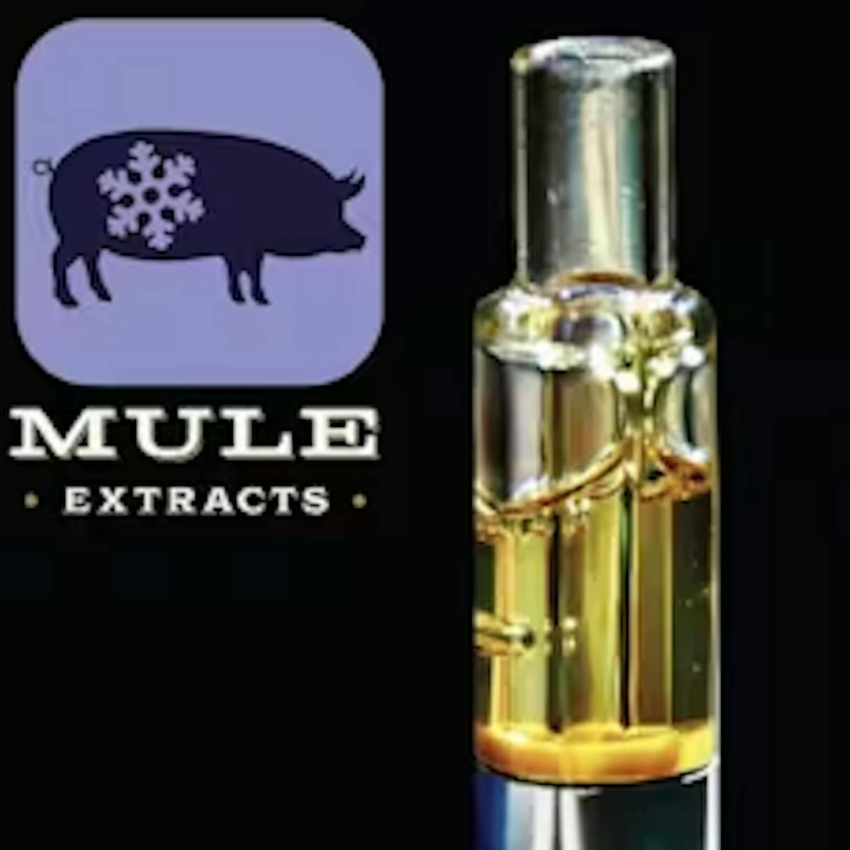 Photo of Mule Extracts 1g FROSTED HOG LR Vape Cartridge