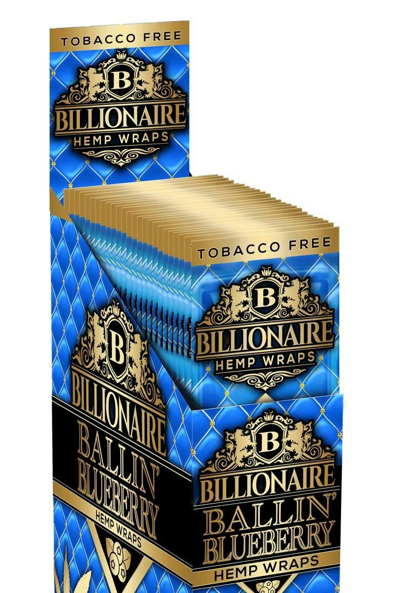 Billionaire Ballin Blueberry Hemp Wraps Tobacco Free by Gatsby Cannabis Co. – Accessories at Gatsby Cannabis