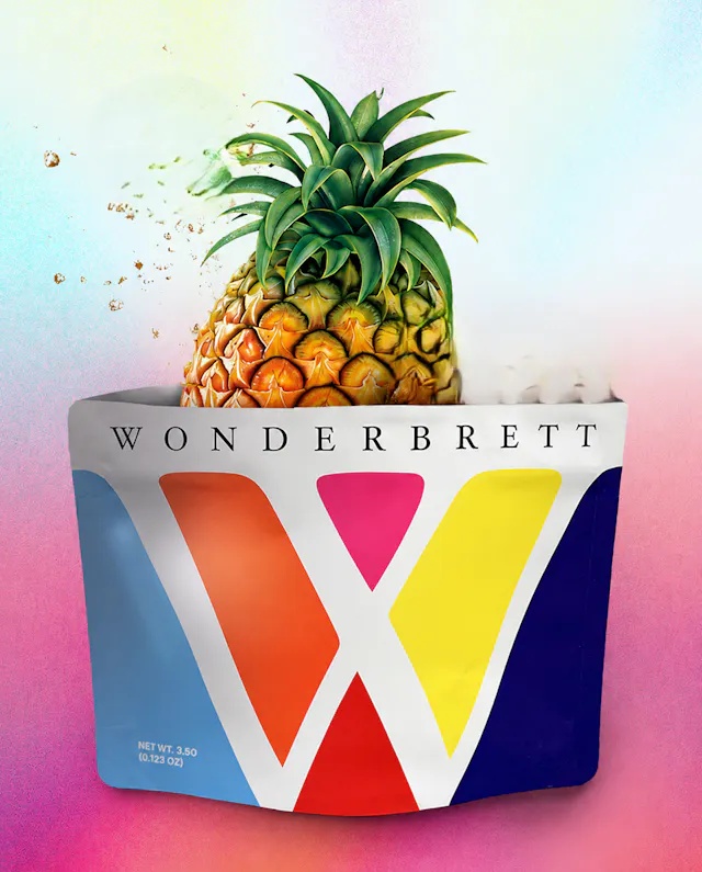 Wonderbrett Flower Pineapple OG 3.5g (indica hybrid, whole flower)