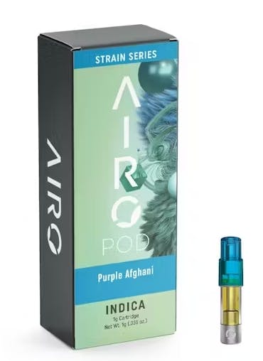 Product DF Airo Cartridge - Purple Afghani 1g (Indica)
