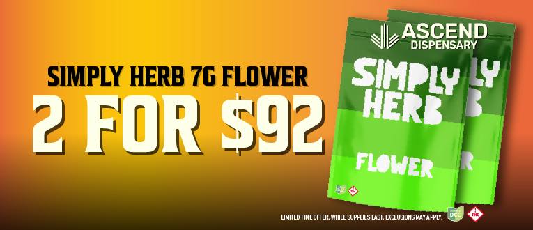 2/$92 Simply Herb 7gs
