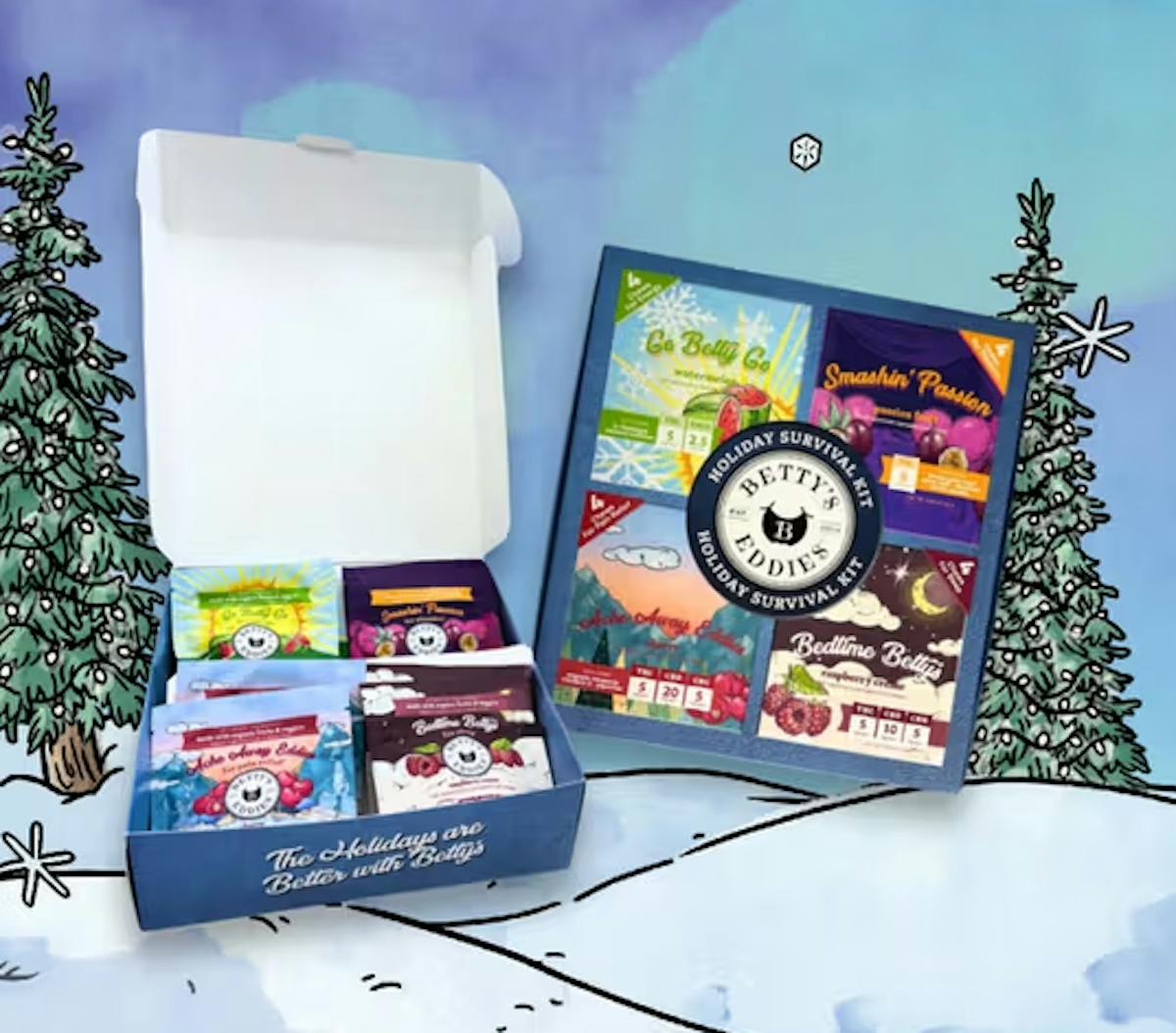 Photo of Betty’s Eddies Holiday Box 80mg 16pk