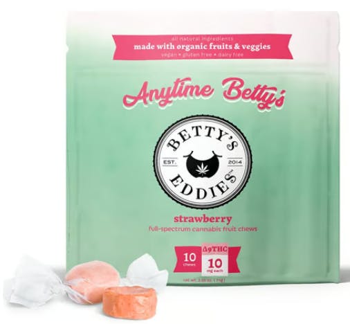 Strawberry Good Times Fruit Chews 10pk 100mg