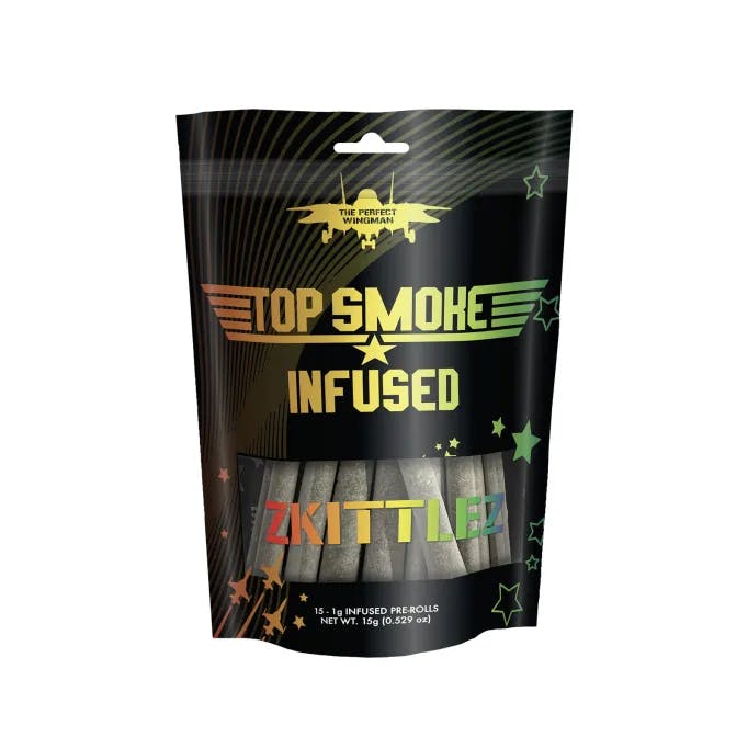 Top Smoke - 15-Pack 1g Infused Prerolls - Zkittlez