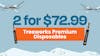 2 for $72.99 - Treeworks Premium Disposables