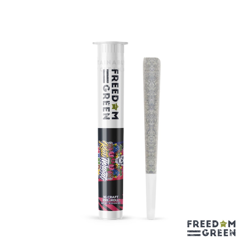 Freedom Green Farms 1g Preroll Kut Throat Candy