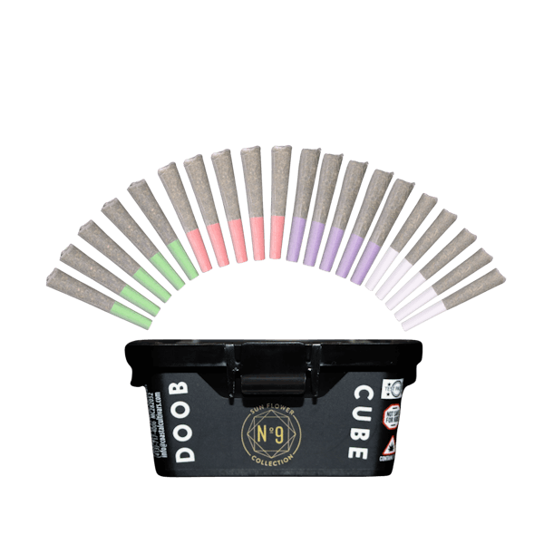 Doob Cube Mini - .35g Pre-Roll / 7g Variety Pk - No 9 Collection