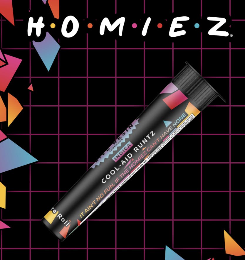 Product: Homiez | Infused Pre-Roll - Cool-Aid Runtz - 1.3g