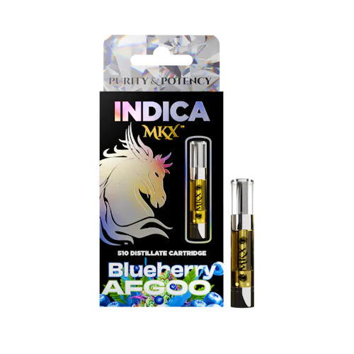MKX 1 Gram 510 Thread Carts – Blueberry Afgoo (Indica)-active