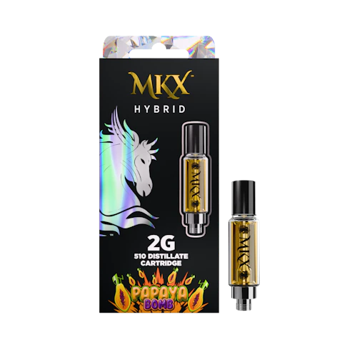 MKX 2 Gram 510 Thread Carts - Papaya Bomb 2g 510 Thread - Hybrid