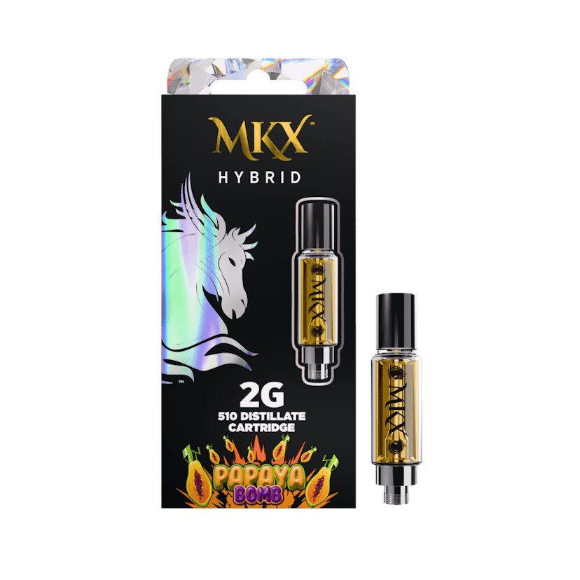 MKX 2 Gram 510 Thread Carts - Papaya Bomb 2g 510 Thread - Hybrid