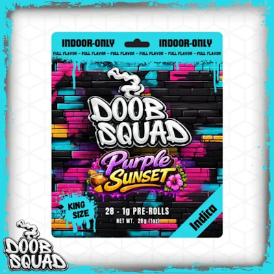 Doob Squad - 28-Pack 1g Prerolls - Purple Sunset - PRE_ROLLS by Doob Squad at King of Budz