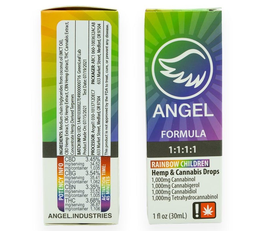 Angel Rainbow Children 1:1:1:1 Tincture | Gorge Greenery