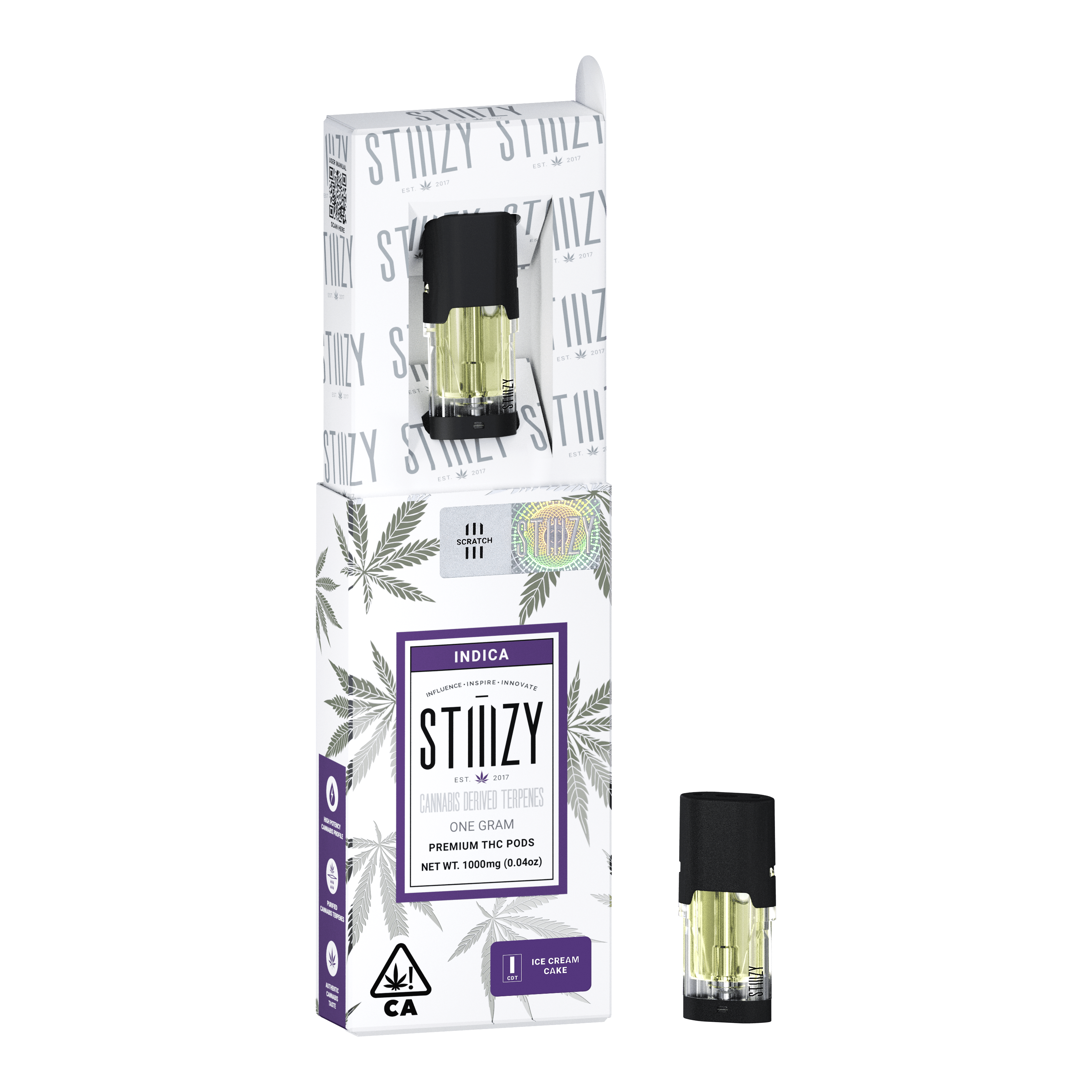 Product: STIIIZY | LQD Vape Pod - Ice Cream Cake - 1g