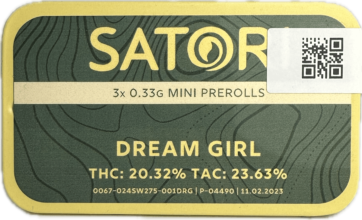 Image of Dream Girl | 0.33g Preroll 3pk