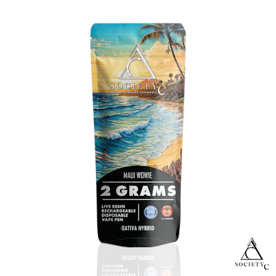 Society C - 2g Live Resin Disposable - Maui Wowie