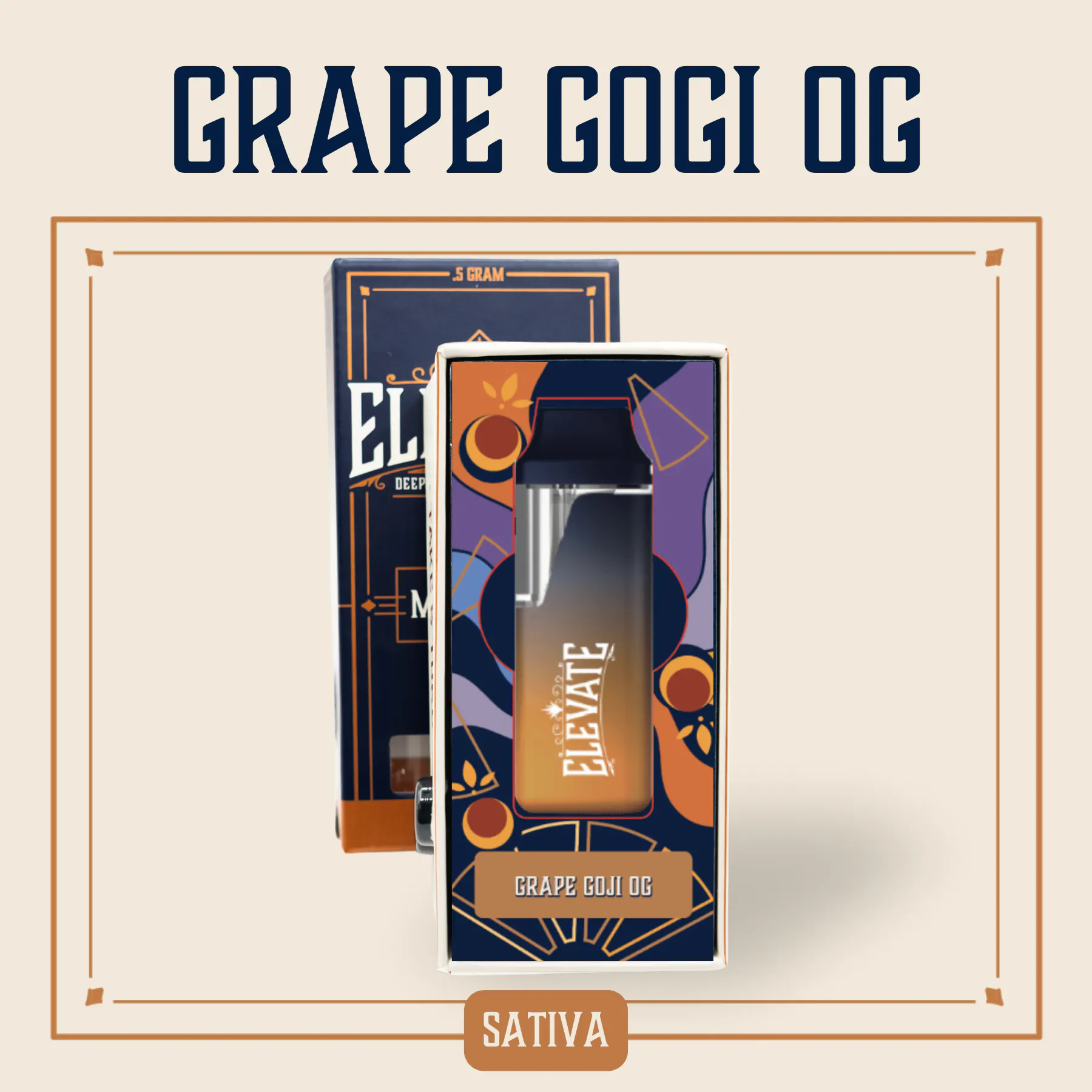 Grape Goji OG Botanical Min-E-Bar | 1g | Greens Goddess Products