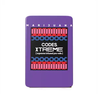 CODES - XTREME - PREROLL INFUSED - 0.7G - 3PK - PINK CERTZ, KEY