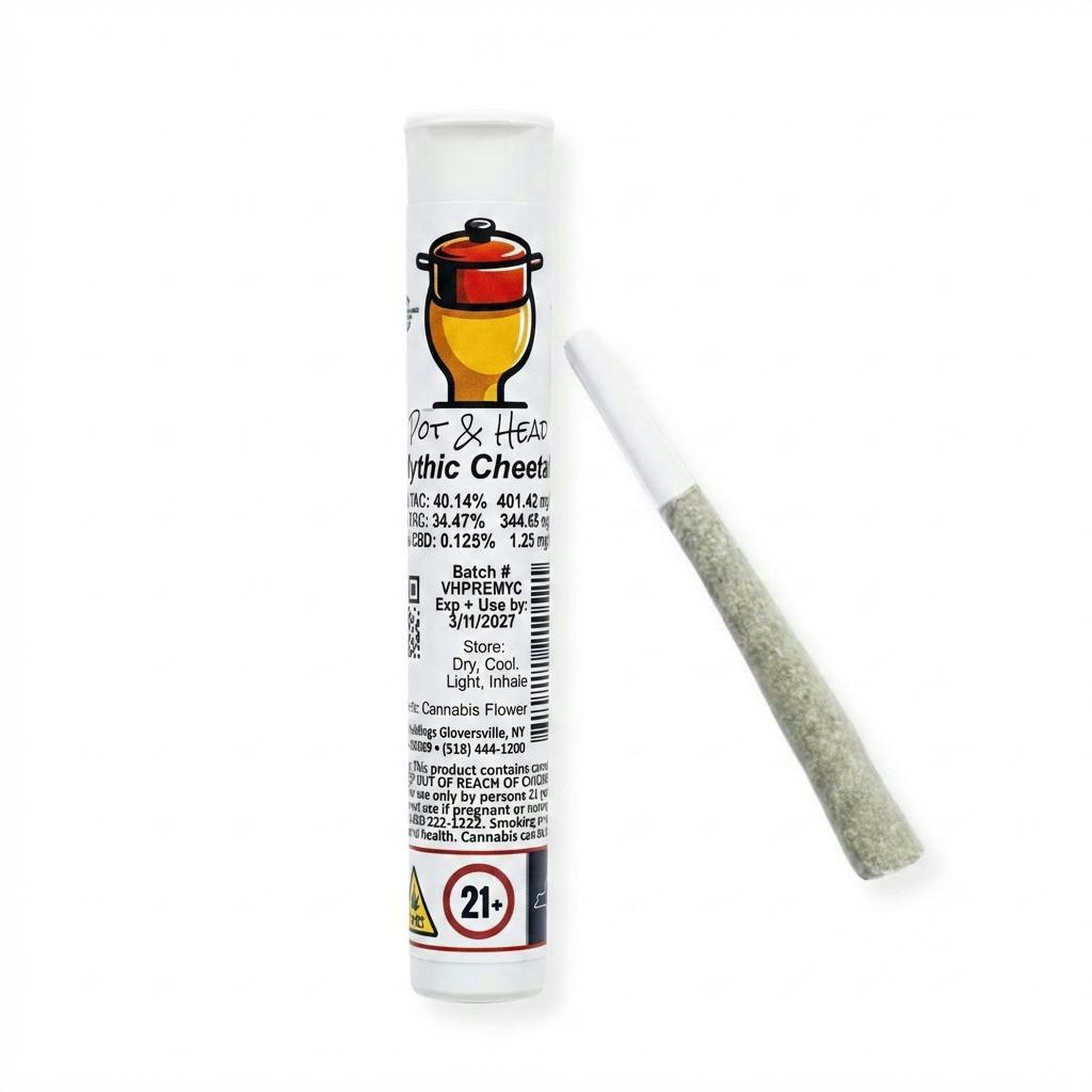 Pot & Head - 1g Preroll - Ice Cream Cake
