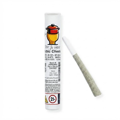 Pot & Head - 1g Preroll - Ice Cream Cake