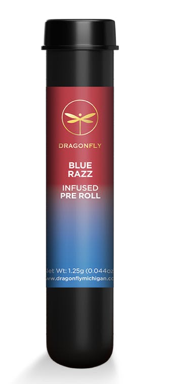 Product: Dragonfly | Infused Pre-Roll - 1.25g - Blue Razz