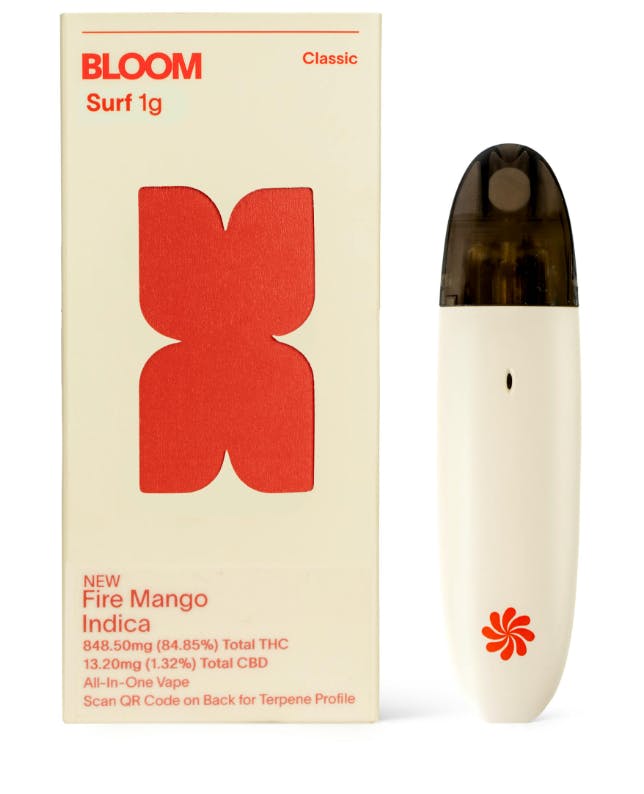 Bloom Surf Classic All-In-One Vape - Fire Mango | NOXX E. PEORIA