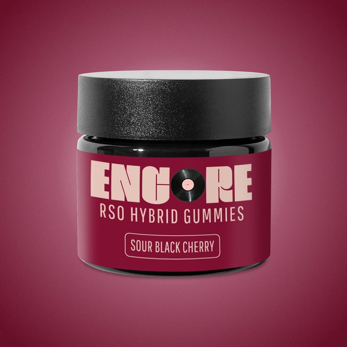 Photo of Sour Black Cherry RSO Hybrid Gummies [22pk] 550mg