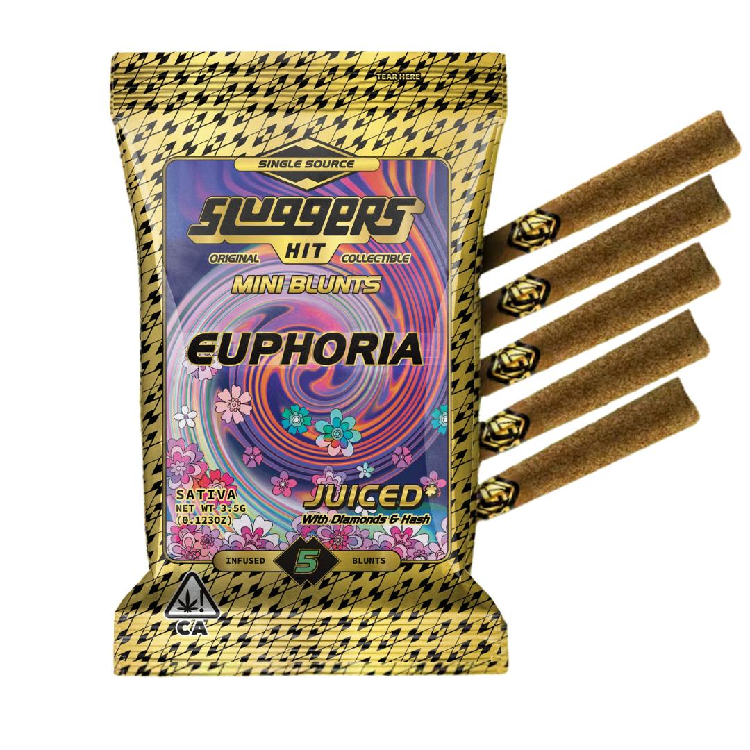 EUPHORIA DIAMOND & HASH INFUSED 5PK MINI BLUNTS