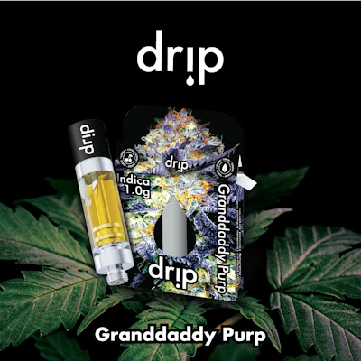 Grand Daddy Purple Cartridge | 1g - CARTRIDGES by Drip at King of Budz