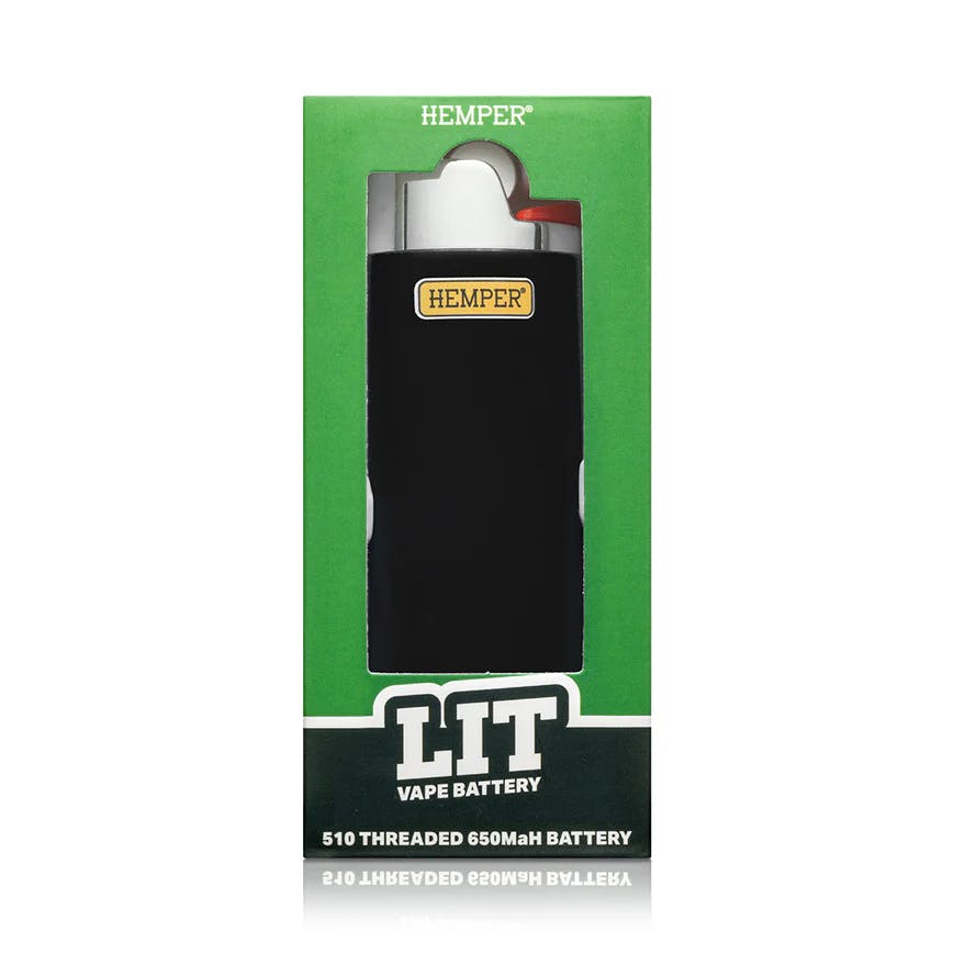 Accessories | Hemper | Lit Vape Battery | Black