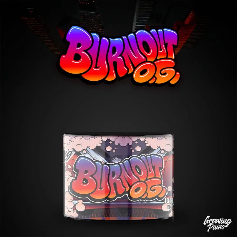 Growing Pains - 1g Live Rosin - Burnout OG