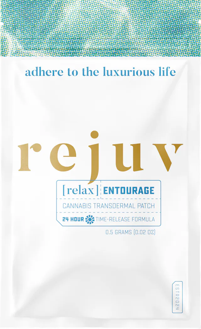 Rejuv Transdermal Patch Relax 2 THC : 1 CBD 40mg (hybrid, transdermal patches, 0.14g)