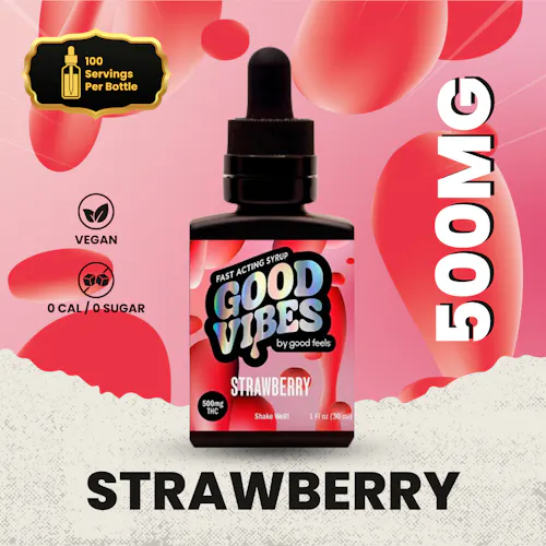 Strawberry Fast-Acting Syrup | 500mg-active