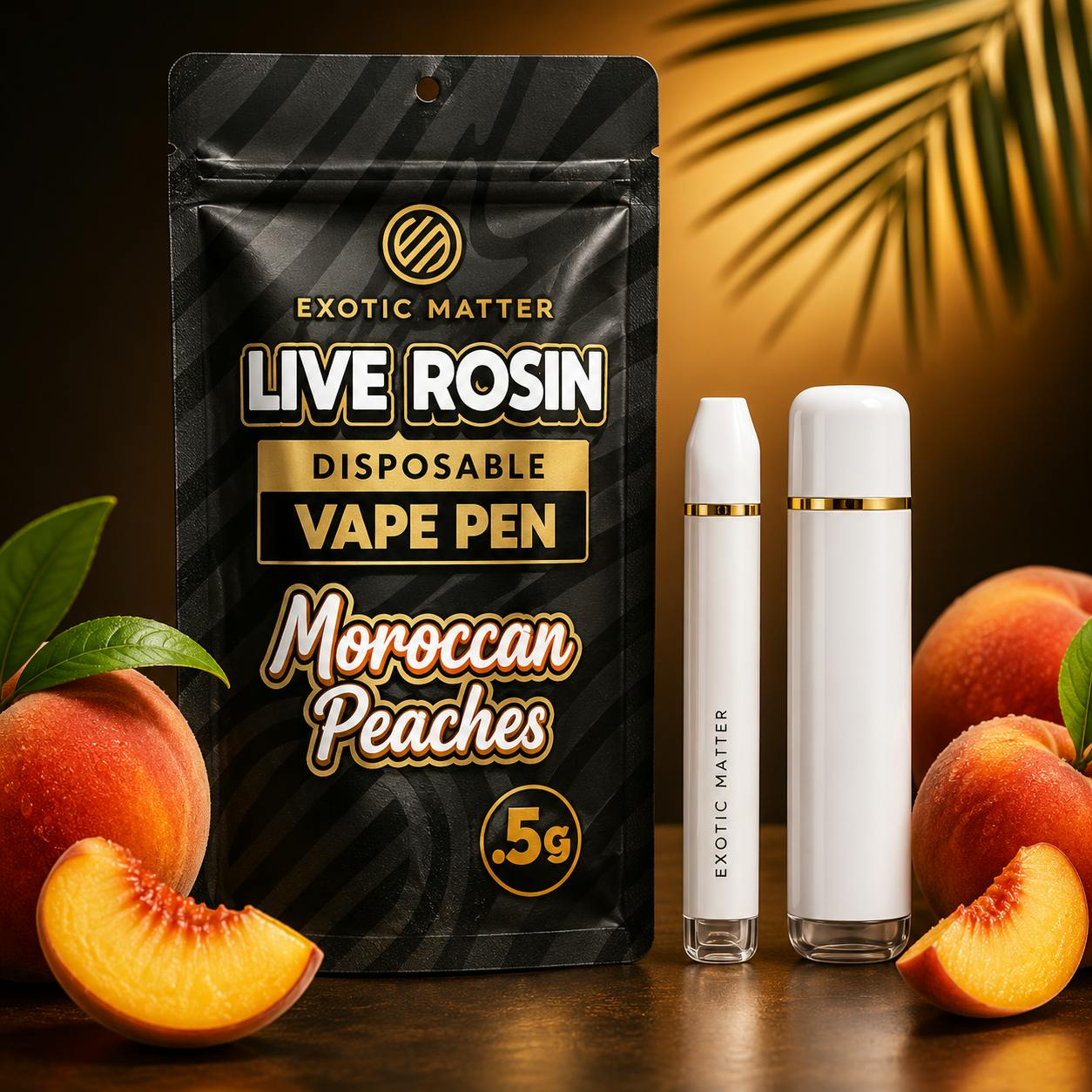 Exotic Matter - .5g Hash Rosin Disposable - Moroccan Peaches