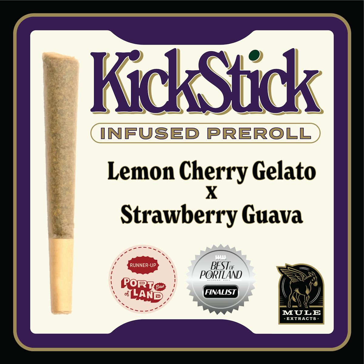 Photo of Lemon Cherry Gelato x Strawberry Guava Infused Joint (Mule)