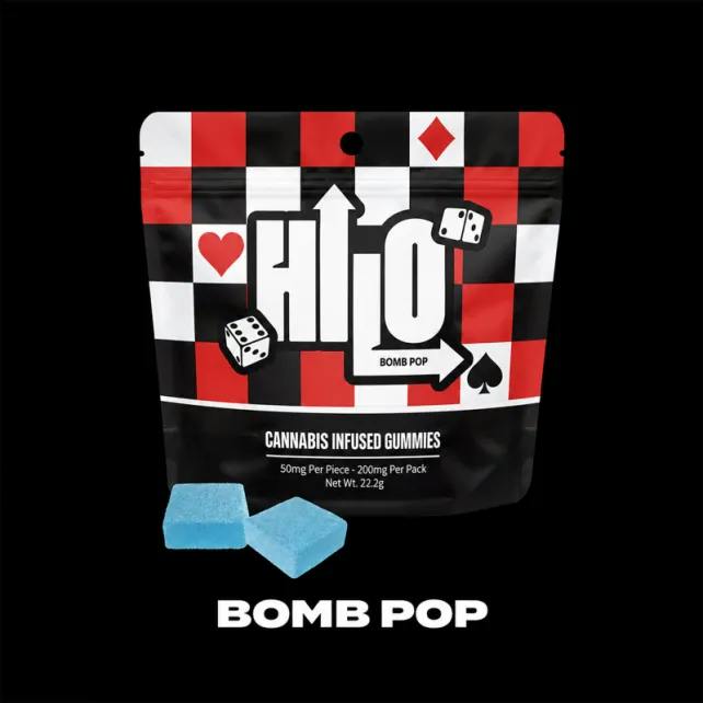 Hi-Lo - 200mg Live Resin Gummies - Bomb Pop