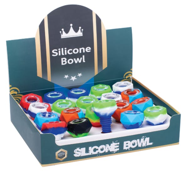 Diamond Silicone Bowl 14/18mm