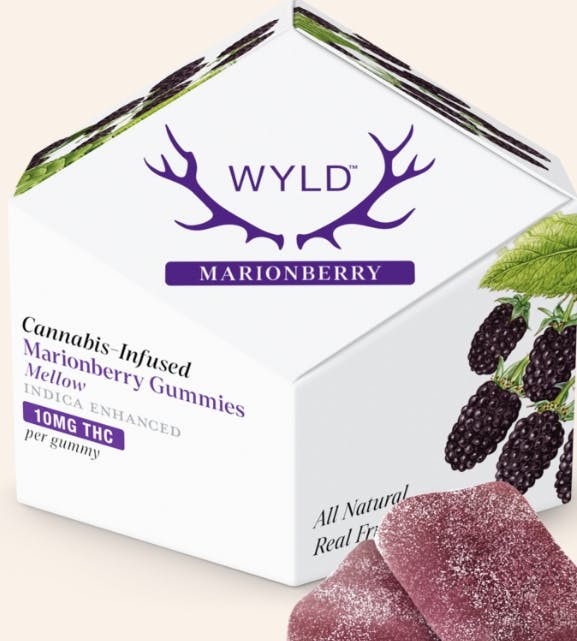 Wyld Gummies Mellow | 10mg THC 10 Pack | Marionberry