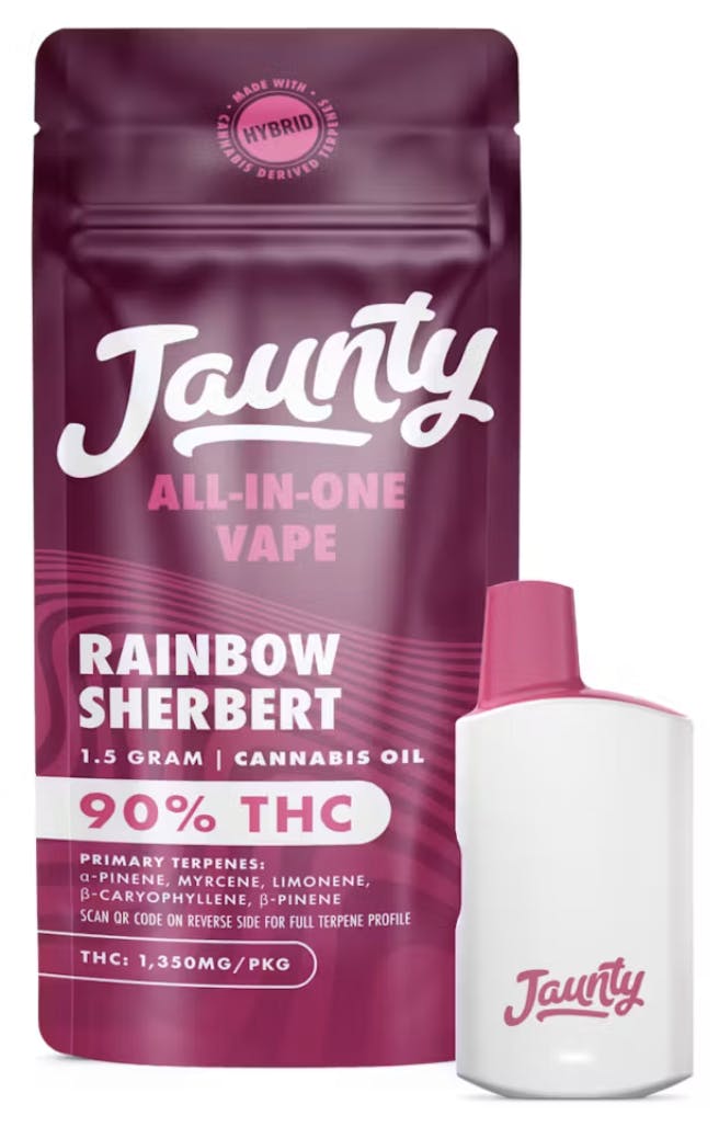 Jaunty-Rainbow Sherbert-Disposable Palm-1.5g