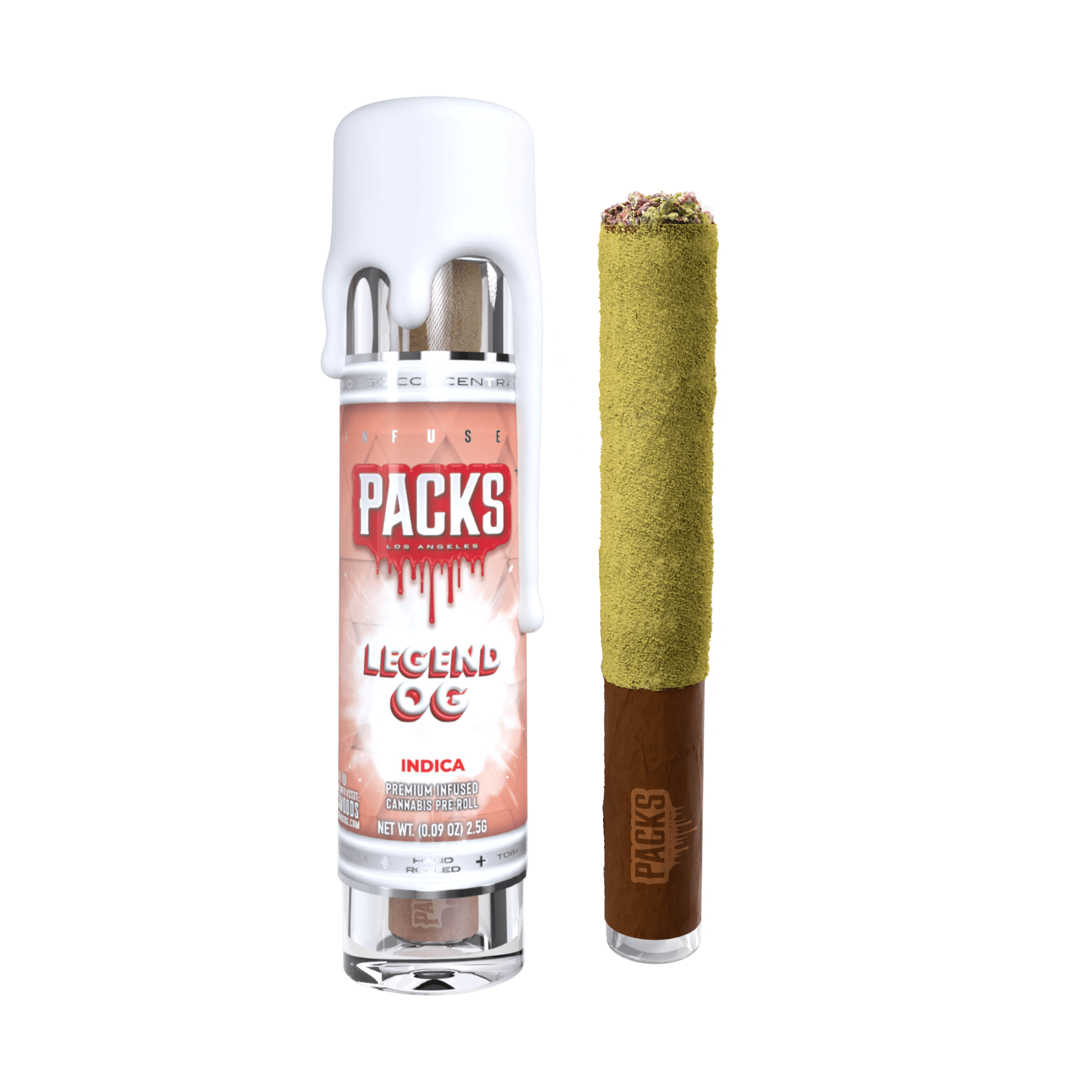 PACKS LA LEGEND OG Classic Blunt 2.5G Puff Cannabis Dispensary in